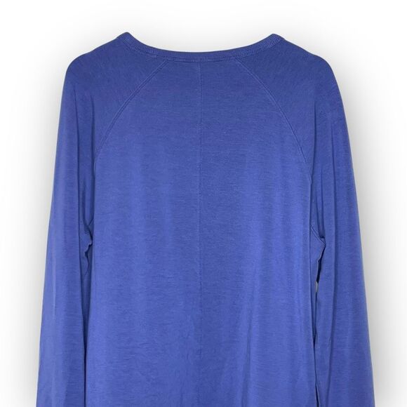 Athleta Blue Purple Crewneck Pullover Soft Sweatshirt Athleisure Women’s Large - Picture 5 of 10